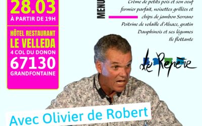 Repas spectacle avec Olivier de Robert